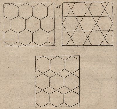 Tessellations with Regular Hexagons by Albrecht Dürer